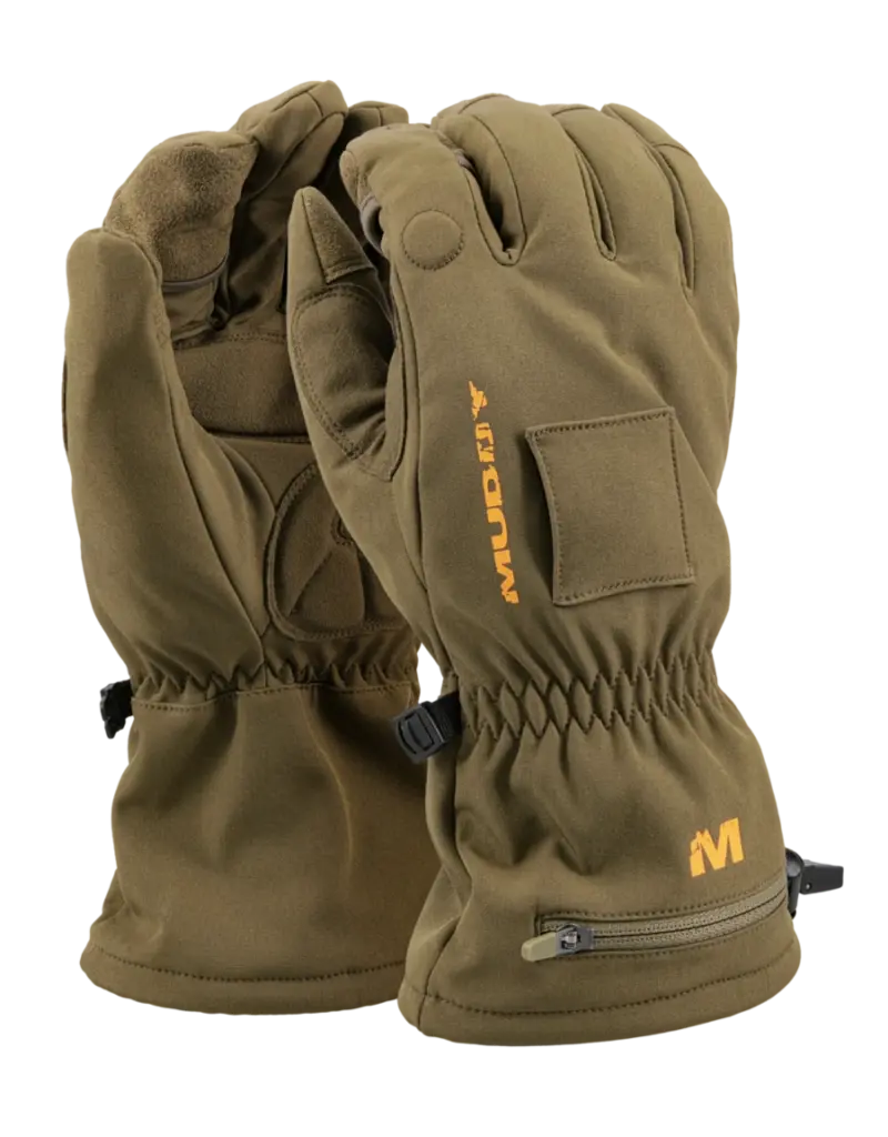 MUDDY MUDDY NUCLEUS HEATED SOFTSHELL GLOVE BROWN CLAY