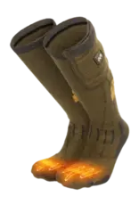 MUDDY MUDDY NUCLEUS HEATED SOCKS BROWN CLAY