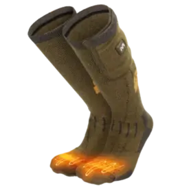 MUDDY MUDDY NUCLEUS HEATED SOCKS BROWN CLAY