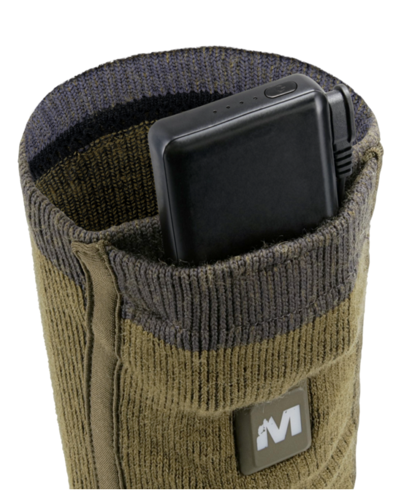 MUDDY MUDDY NUCLEUS HEATED SOCKS BROWN CLAY