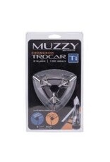MUZZY MUZZY BROADHEADS CROSSBOW TROCAR TI 3 BLADE 100 GR 1 1/4' CUT 3PK