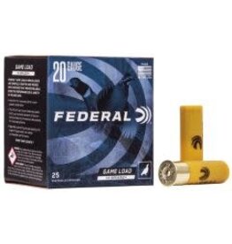 FEDERAL FEDERAL GAME LOAD HI-BRASS 20 GA 2 3/4" 25 RDS