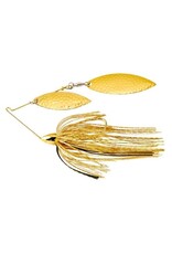 WAR EAGLE WAR EAGLE GOLD FRAME HAMMERED DOUBLE WILLOW SPINNERBAIT