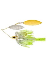 WAR EAGLE WAR EAGLE GOLD FRAME HAMMERED DOUBLE WILLOW SPINNERBAIT