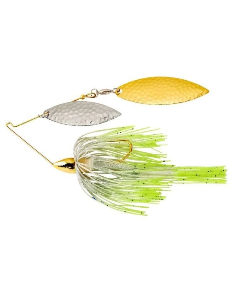 WAR EAGLE WAR EAGLE GOLD FRAME HAMMERED DOUBLE WILLOW SPINNERBAIT