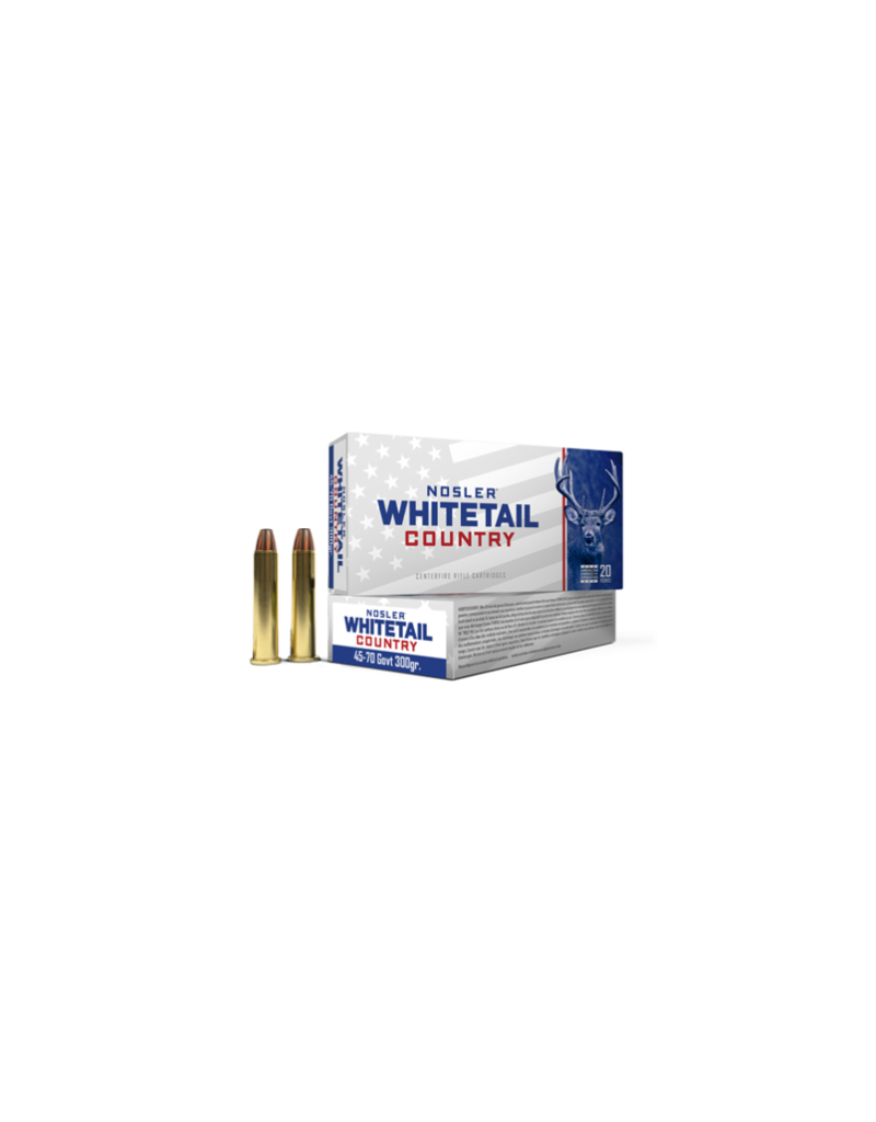 NOSLER NOSLER WHITETAIL COUNTRY 45-70 GOVT 300 GR 20RDS