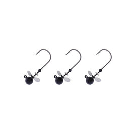 X ZONE XZONE TUNGSTEN PROPELLER  JIG HEAD