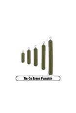 XZONE XZONE TUNGSTEN TIE-ON SKINNY DROP SHOT WEIGHT GREEN PUMPKIN