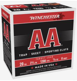 WINCHESTER WINCHESTER AA 20 GA 2 3/4" 7/8 OZ #8 SHOT 250RDS