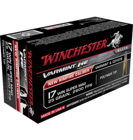 WINCHESTER WINCHESTER  VARMINT HE 17 WSM 25GR 50 RDS
