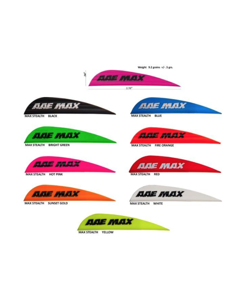 AAE ARIZONA ARCHERY AAE ASSORTED MAX STEALTH VANES