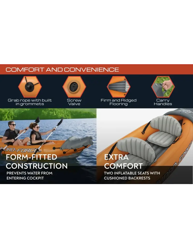 HYDRO-FORCE RAPID X2 KAYAK 10'6" X 39"