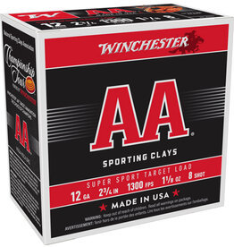 WINCHESTER WINCHESTER AA SPORTING CLAYS 12GA 2 3/4" #8 SHOT 25RDS