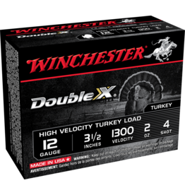 WINCHESTER WINCHESTER DOUBLE X 12 GA 3 1/2" #4 10 RDS