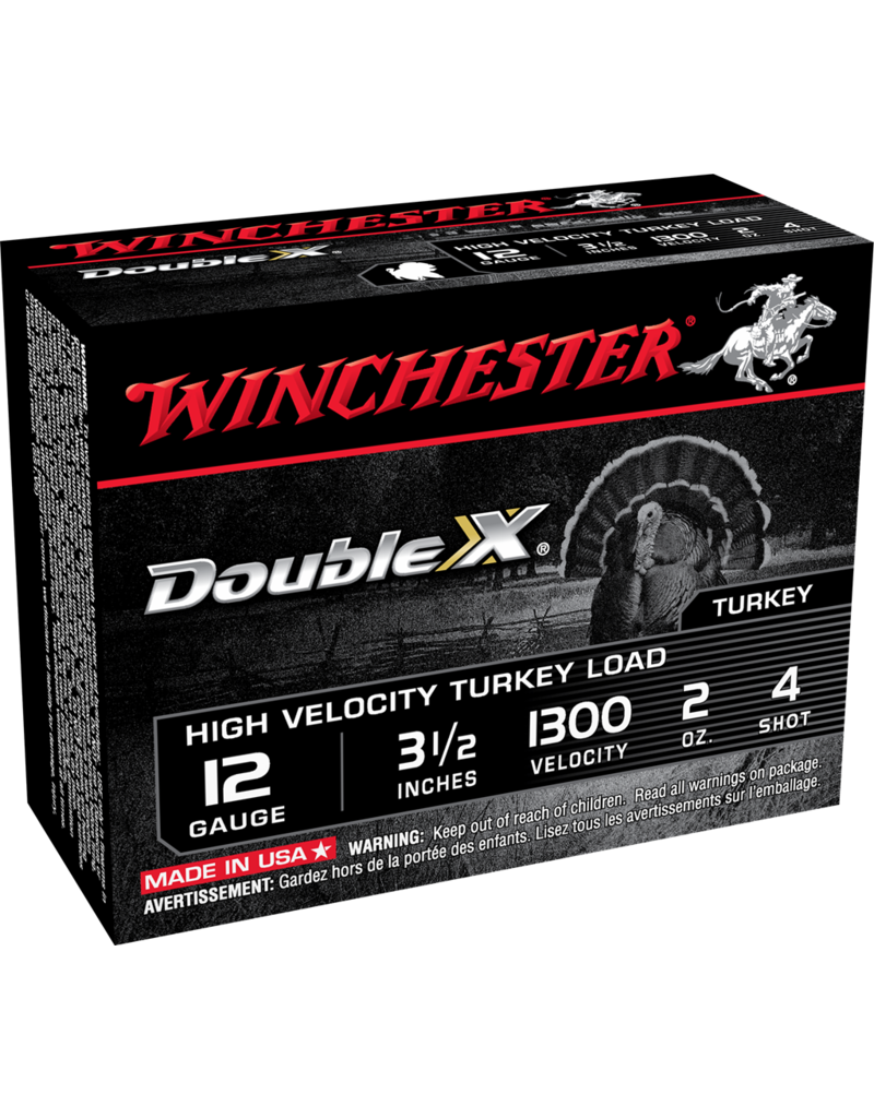 WINCHESTER WINCHESTER DOUBLE X 12 GA 3 1/2" #4 10 RDS