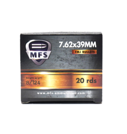 MFS RUAG 7.62 X 39 124 GR FMJ 20 RD
