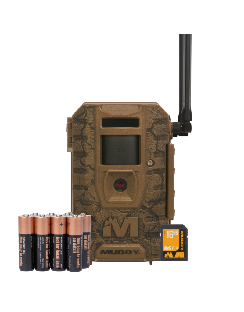 MUDDY MUDDY MITIGATOR 2.0 CELLULAR TRAIL CAMERA 24 MP BATTERY/SD CARD COMBO
