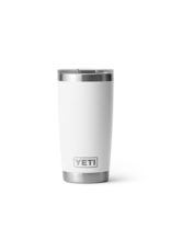YETI YETI RAMBLER 20oz TUMBLER WHITE