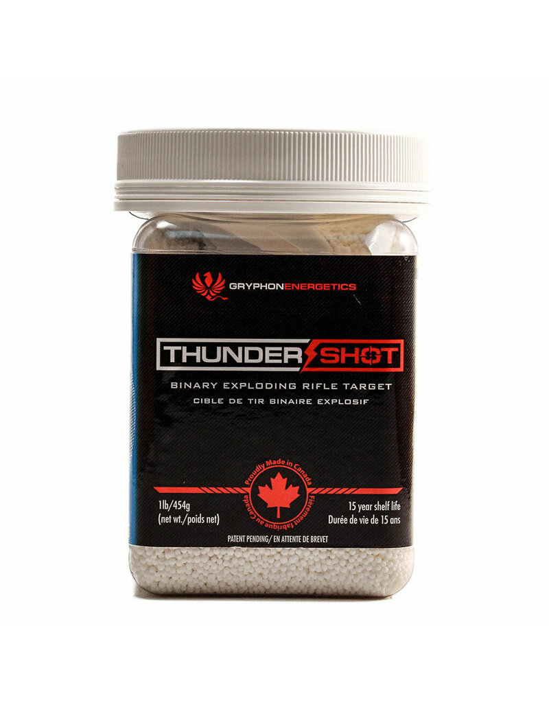 GRYPHON THUNDER SHOT EXPLODING RIIMFIRE TARGET 1/2 LB