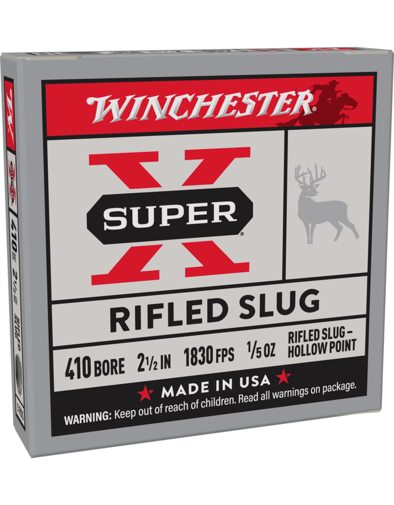 WINCHESTER WINCHESTER SUPER X RIFLED SLUG 410 BORE 2 1/2 " 1/5 OZ