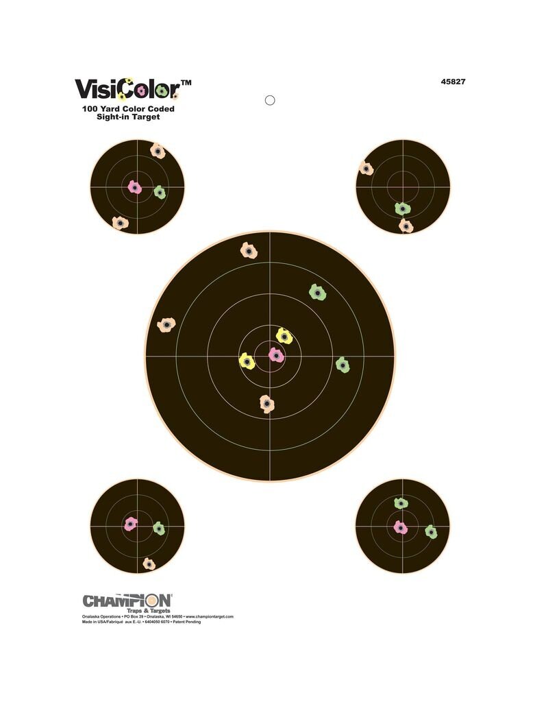 CHAMPION CHAMPION VISICOLOR SIGHT-IN 50 YD
