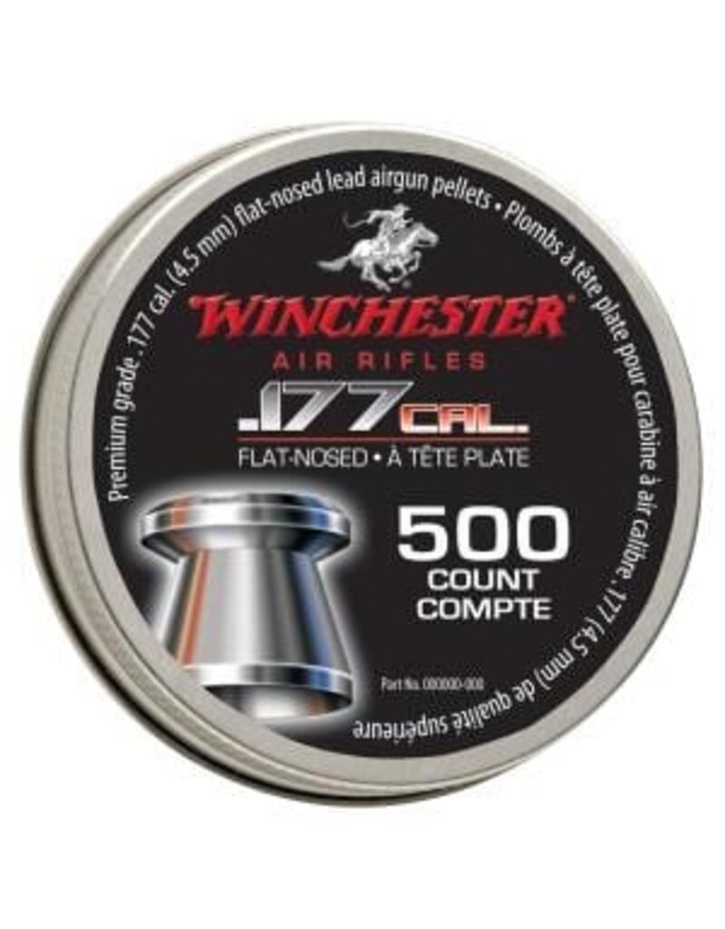 WINCHESTER WINCHESTER .177 CAL FLAT NOSED PELLETS 500 CT