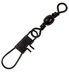 COMPAC COMPAC BLACK BARREL SWIVELS W/ INTERLOCK SNAPS #7 10PCS
