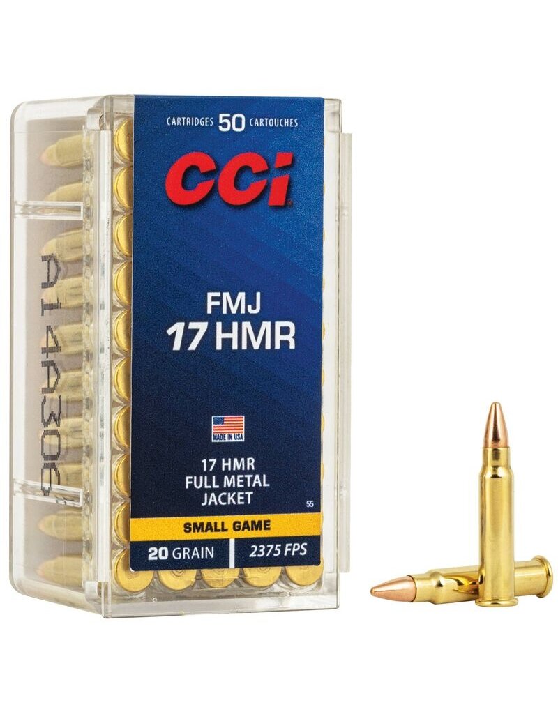 CCI CCI 17 HMR 20GR FMJ