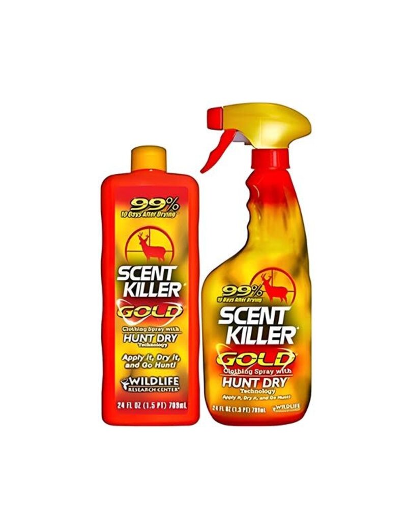 WILDLIFE RESEARCH WILDLIFE RESEARCH SCENT KILLER GOLD CLOTHING SPRAY COMBO