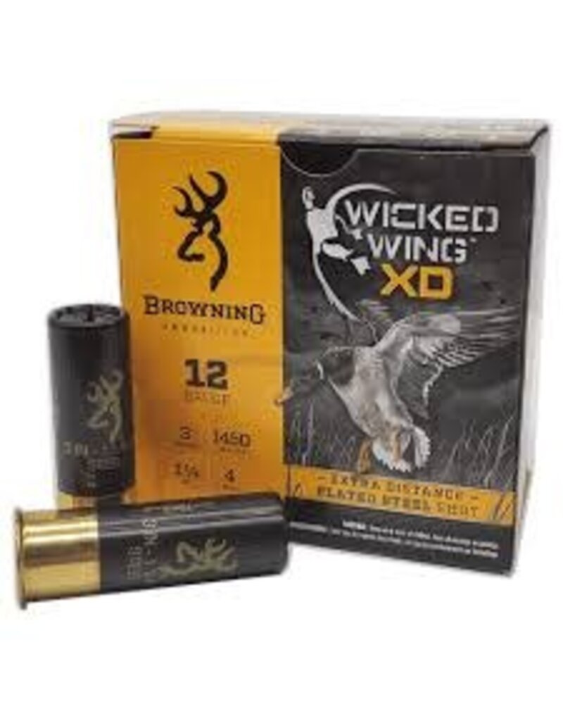 BROWNING BROWNING WICKED WING XD 12GA 3” #4 -25 RDS