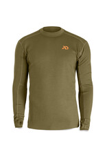 FIRST LITE FIRST LITE MEN'S KILN LS CREW CONIFER
