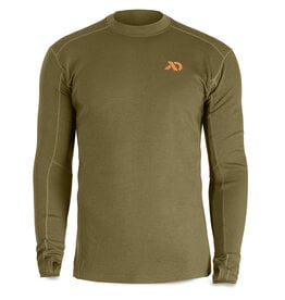 FIRST LITE FIRST LITE MEN'S KILN LS CREW CONIFER