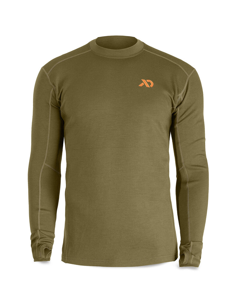 FIRST LITE FIRST LITE MEN'S KILN LS CREW CONIFER