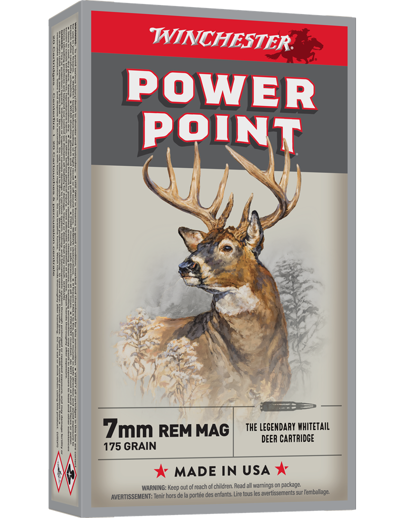 WINCHESTER WINCHESTER POWER POINT 7MM REM MAG 175 GR 20 RDS