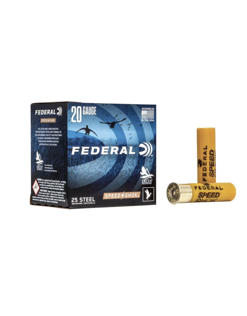 FEDERAL FEDERAL SPEED SHOK 20 GA 3" 7/8 OZ #2 STEEL 20 RDS