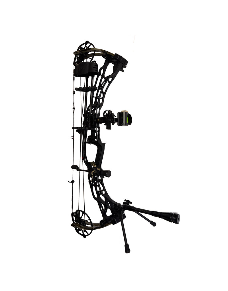 USED HOYT ALPHA X 33 RH 70LB BOTTOMLAND AND BLACK