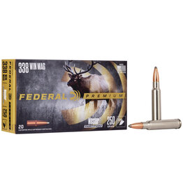 FEDERAL FEDERAL 338 WIN MAG 250GR NOSLER PARTITION 20 RDS