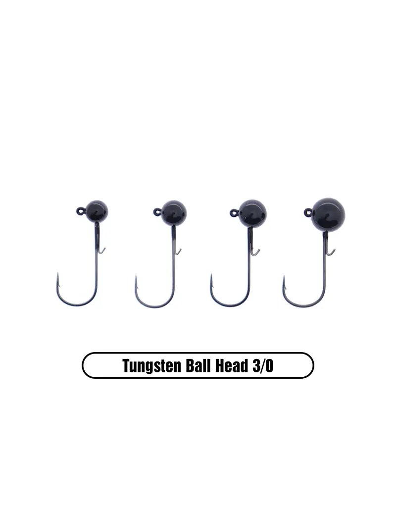 XZONE XZONE PRO SERIES TUNGSTEN BALL HEAD JIG 3/0 HOOK