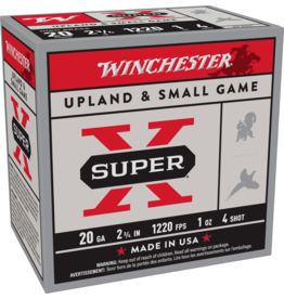 WINCHESTER UPLAND & SMALL GAME 20 GA 2 3/4 " 1 OZ #4 SHOT