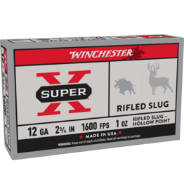 WINCHESTER WINCHESTER SUPER X RIFLED SLUG 12 GA 2 3/4" 1 OZ 15 RDS