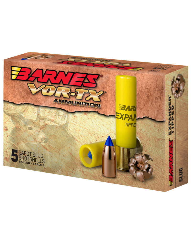 BARNES BARNES VOR-TX EXPANDER TIPPED 20 GA SABOT SLUG 250 GR 5 RDS