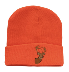 BACKWOODS THINSULATE FL ORANGE TOQUE DEER