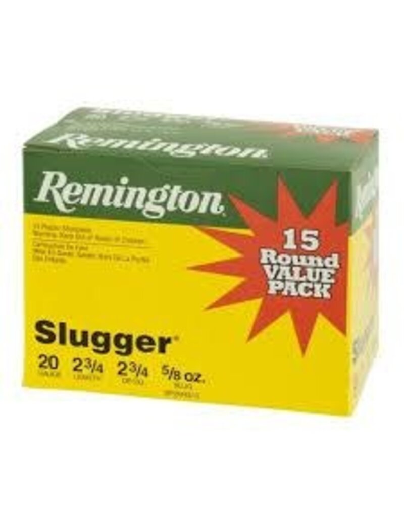 REMINGTON REMINGTON SLUGGER 20 GA 2 3/4" 5/8OZ 15 ROUNDS