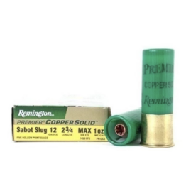 REMINGTON REMINGTON 12 GA 2 3/4" COPPER SOLID 1 OZ HOLLOW POINT SABOT SLUG 5RDS