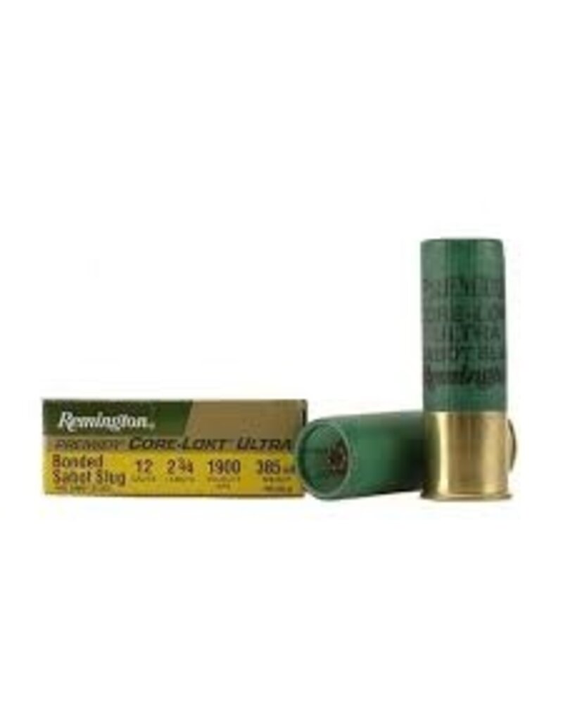 REMINGTON REMINGTON 12 GA 2 3/4" 385 GR CORE-LOKT BONDED SLUG 5RDS