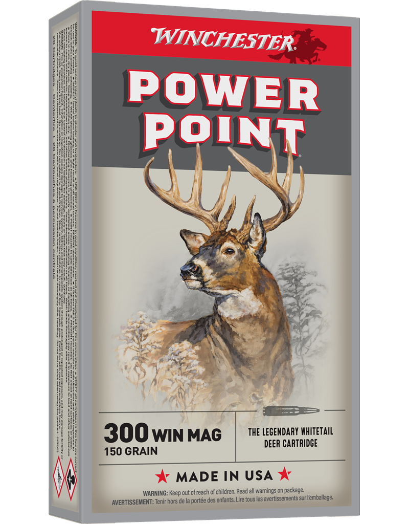 WINCHESTER WINCHESTER POWER POINT 300 WIN 150GR 20 RDS
