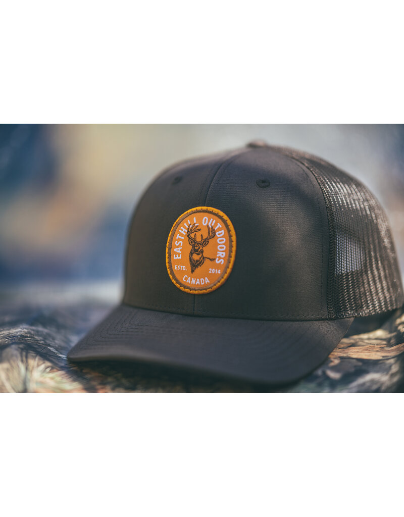 EASTHILL OUTDOORS EASTHILL HUNT PATCH HAT COFFEE/ ORANGE