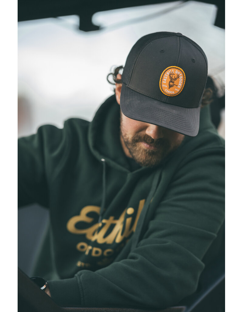 EASTHILL OUTDOORS EASTHILL HUNT PATCH HAT COFFEE/ ORANGE
