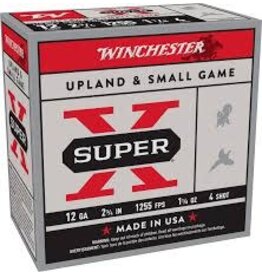 WINCHESTER WINCHESTER UPLAND & SMALL GAME 12 GA 2 3/4" 1 1/8 OZ #4 SHOT 25 RDS