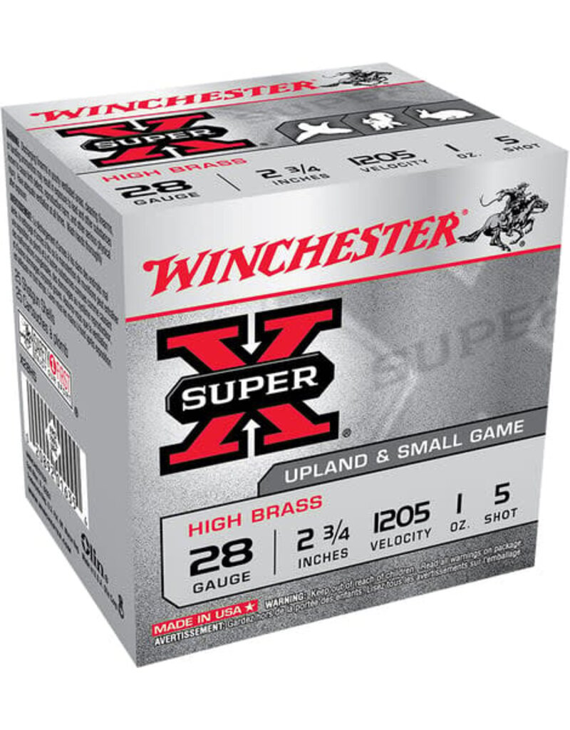 WINCHESTER WINCHESTER SUPER X 28 GA 2 3/4” 1 OZ #5 25 RDS